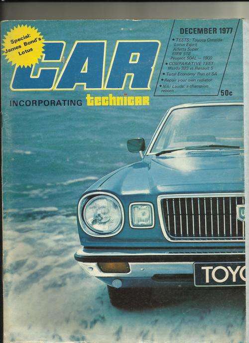 CAR MAGAZINE DECEMBER 1977
