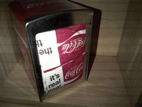 coca cola servet holder