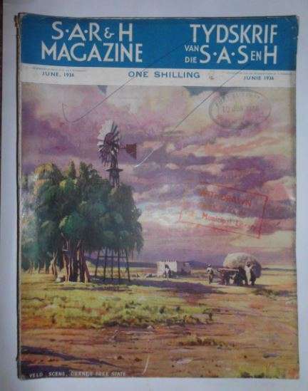 S.A.R & H MAGAZINE-TYDSKRIF VAN DIE S.A.S EN H JUNIE 1936