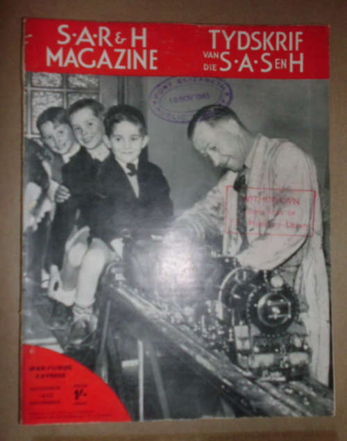 S.A.R & H MAGAZINE-TYDSKRIF VAN DIE S.A.S EN H - NOVEMBER 1943