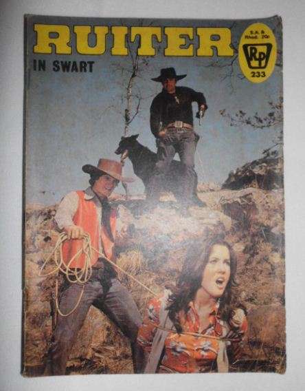 RUITER IN SWART NO 233 -FOTOVERHAAL-FOTOBOEKIE-SAGTEBAND-