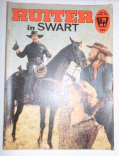 RUITER IN SWART NO 229 -FOTOVERHAAL-FOTOBOEKIE-SAGTEBAND-