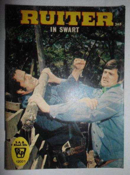 RUITER IN SWART NO 265 -FOTOVERHAAL-FOTOBOEKIE-SAGTEBAND-