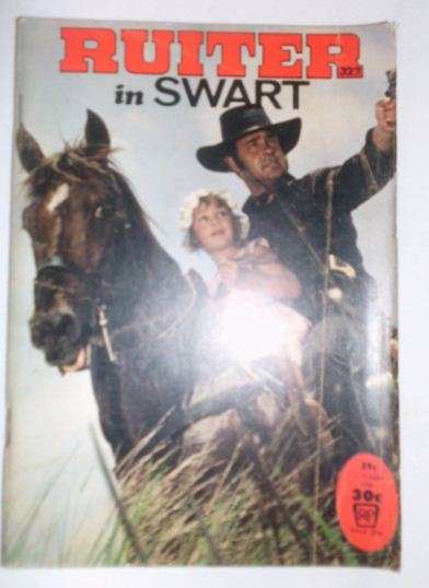 RUITER IN SWART NO 322 -FOTOVERHAAL-FOTOBOEKIE-SAGTEBAND-