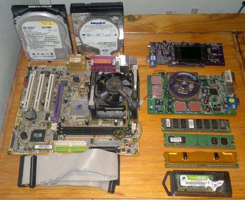 Pentium 4 CPU + Gigabyte Motherboard + RAM + GFX card