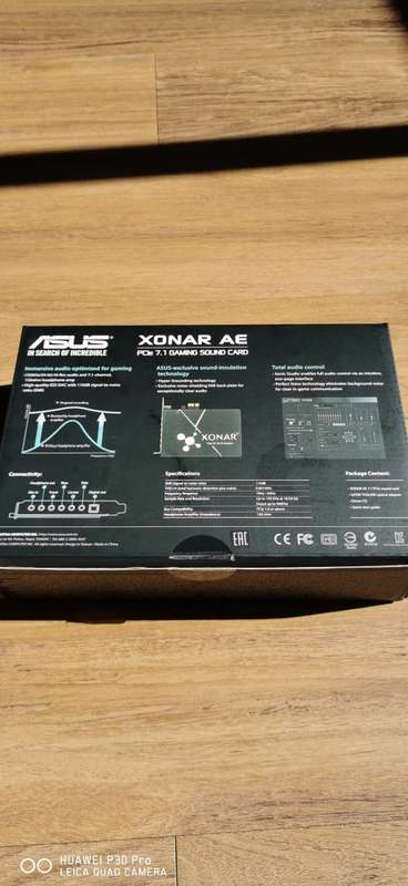 Asus Xonar AE 7.1 PCIe Gaming Sound Card