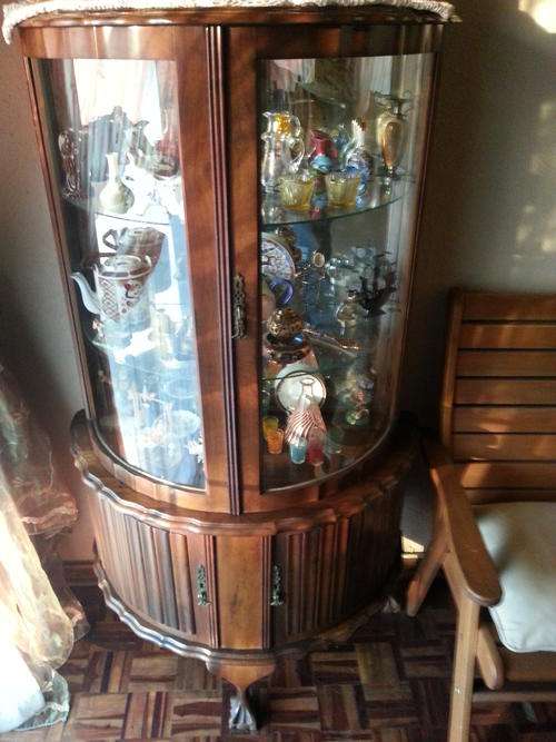 Imbuia Display Cabinet