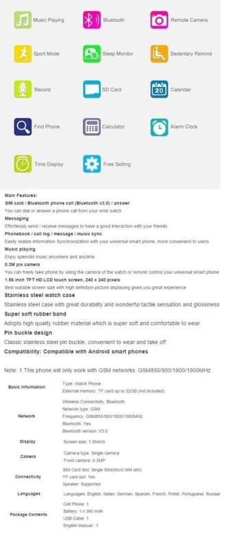 DeeZee09 Smart Watch