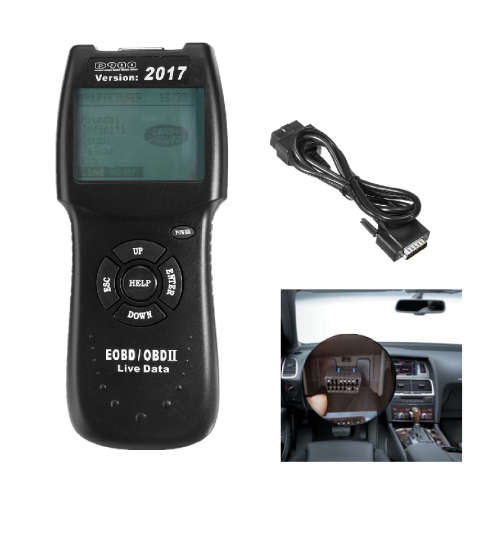 D900 Universal LCD OBD2 OBD 2 EOBD Car Fault Code Reader Diagnostic Tool
