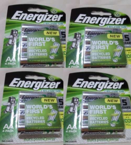 Energizer recharge Power plus AA Batteries pack of 4