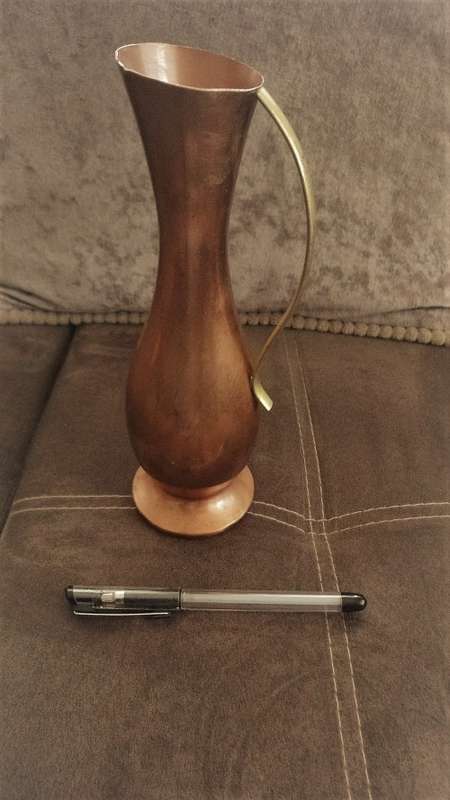 Copper jug ornament-see details and picures