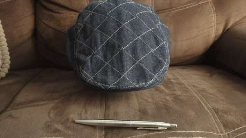 Woolworths mens denim Flat cap / Beret Cap