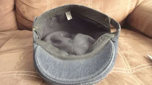 Woolworths mens denim Flat cap / Beret Cap
