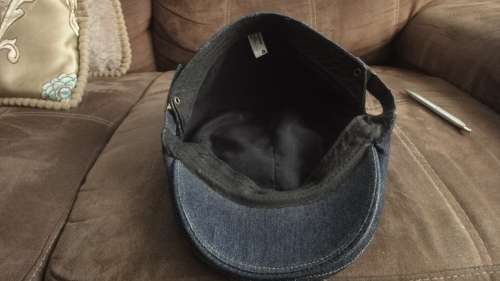Woolworths mens denim Flat cap / Beret Cap