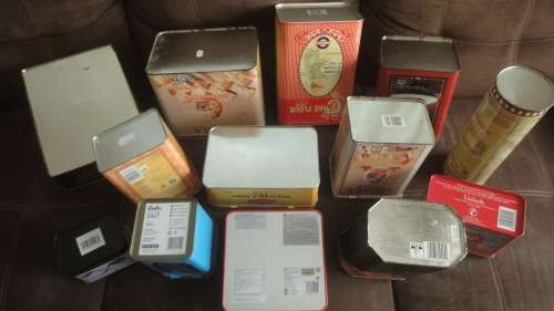 A Lot of metal containers from Yester-year and yesterday