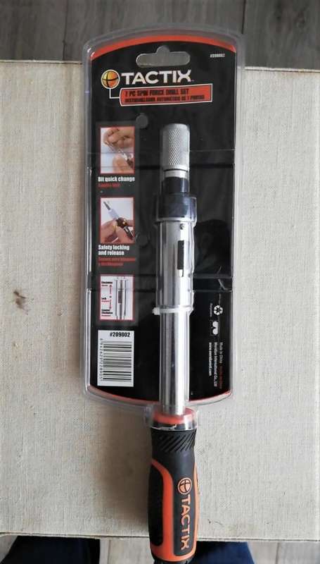 Tactix 7 Pieces (manual)Spin Force Drill Set