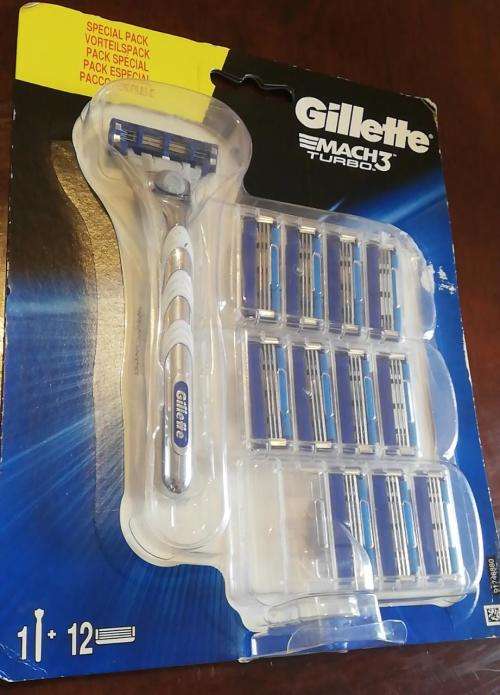 Gillette Mach3 Turbo 1+12 blades promo pack