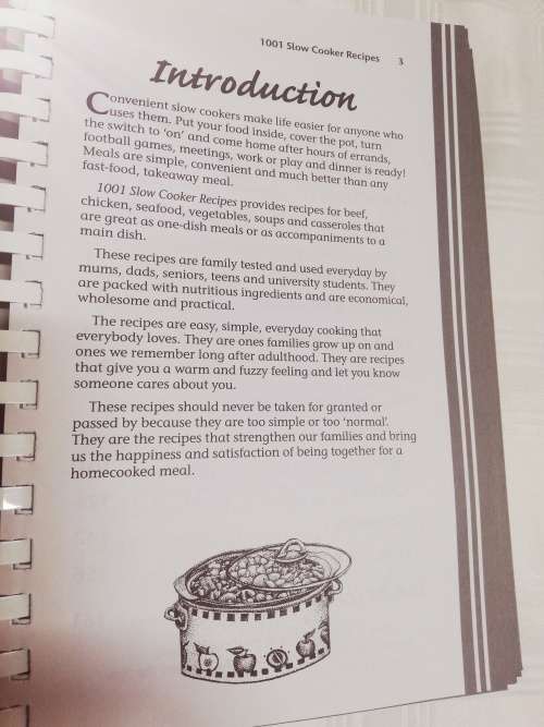 1001 Slow Cooker Recipes - Hinkler 416 pages