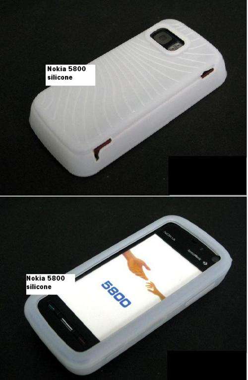 Nokia 5800 Music express white silicone cover (includes postage)