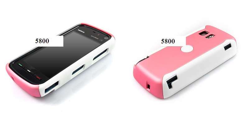 Slim Rubberized Case Cover For Nokia 5800 Xpress Music
