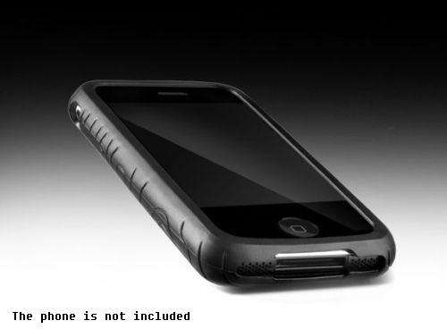 iphone 2G,3G & 3Gs black silicone case cover pouch (free postage!!)