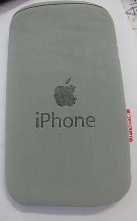 Iphone velvet touch soft pouch