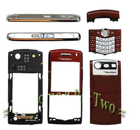 Refurbished BlackBerry Pearl 8110 8120 Full Housing Cover Case Red