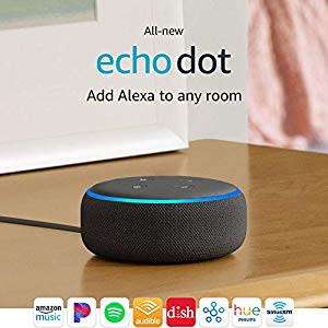 Amazon Echo Dot (Gen 3) - Smart Home Assistant feat Alexa