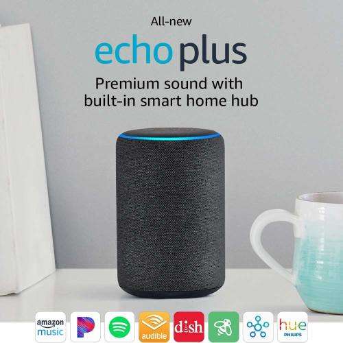 Amazon Echo Plus - Smart Home Assistant & Bluetooth/Wi-Fi Speaker