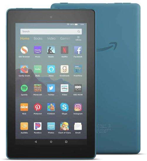 Amazon Kindle Fire Tablet 7" - Hands-free with Alexa - 2019 model, 16GB, WiFi