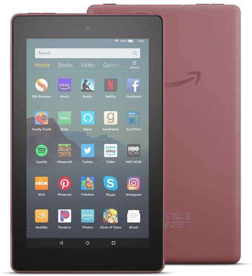 Amazon Kindle Fire Tablet 7" - Hands-free with Alexa - 2019 model, 16GB, WiFi
