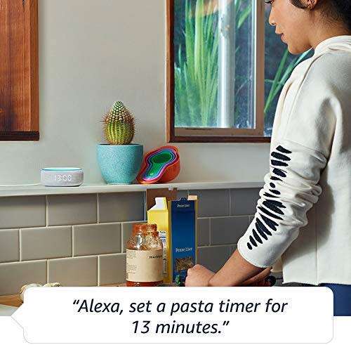 Amazon Echo Dot With Clock (Gen 3) - Smart Home Assistant feat. Alexa (Local stock, Free delivery)