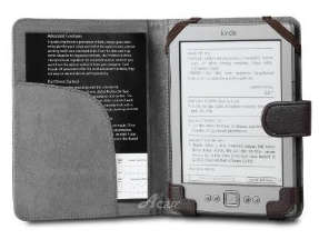 Kindle Wi-Fi Synthetic leather cover, black