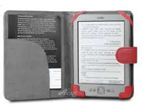 Kindle Wi-Fi Synthetic leather cover, Red
