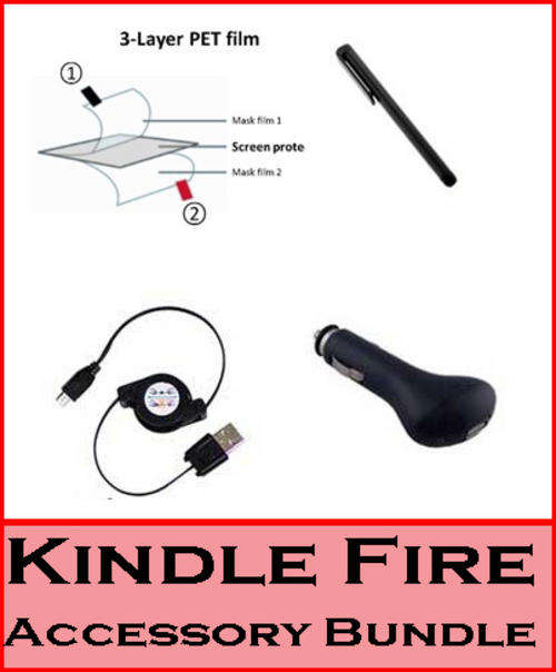 Amazon Kindle Fire / Kindle Fire HD Accessory Bundle