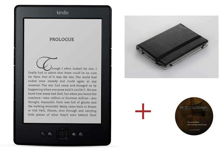 Amazon Kindle, 6" E Ink Display, Wi-Fi + COVER *NO ADS* *LOCAL WARRANTY* *FREE BOOKS*