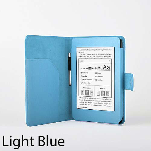 Amazon Kindle PaperWhite Cover, magnetic auto sleep/wake, light blue