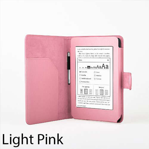 Amazon Kindle PaperWhite Cover, magnetic auto sleep/wake, light pink