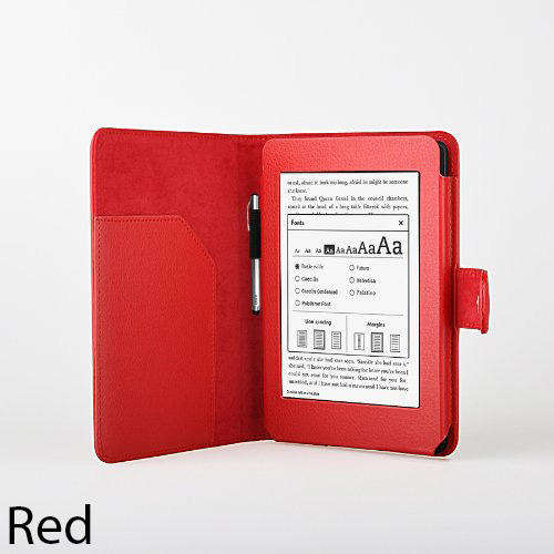 Amazon Kindle PaperWhite Cover, magnetic auto sleep/wake, red