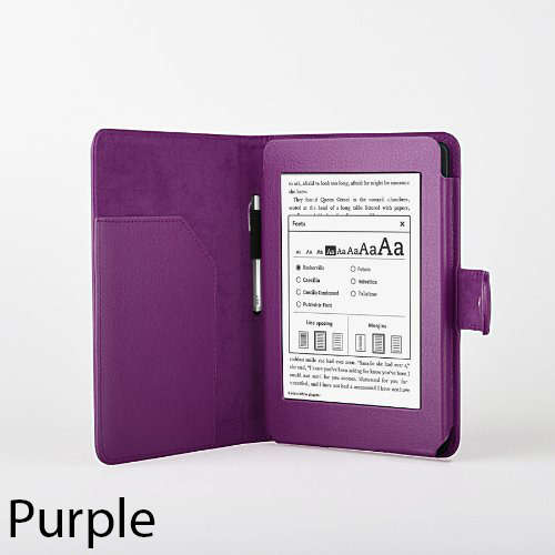 Amazon Kindle PaperWhite Cover, magnetic auto sleep/wake, purple
