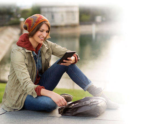 Read outside with no glare on your Kindle