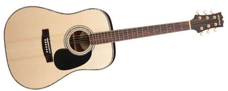 Deluxe dreadnought featuring the rich warmth of rosewood back and sides. Acoustic guitar