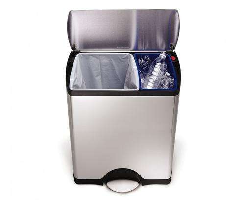 SimpleHuman 46Litre Rectangular Recycler