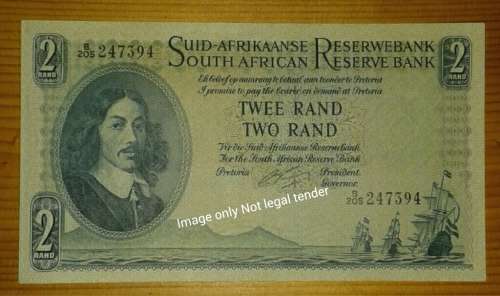 G.Rissik 1962 R2 note (Extremely Fine) @ R1 start