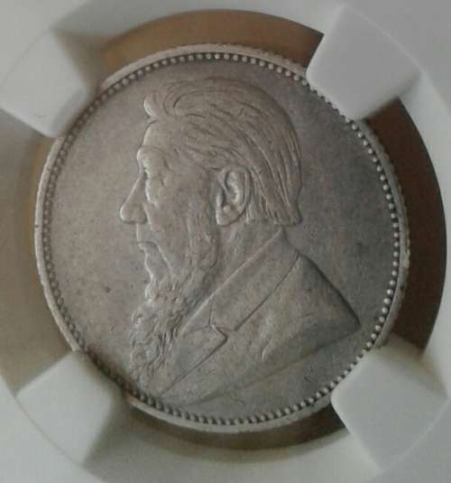 Higher grade 1894 ZAR Kruger silver shilling NGC XF45 (Extremely fine)