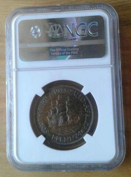 Scarcer 1923 union Penny NGC Uncirculated Details (Surface Hairlines)