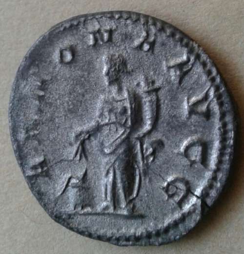 Phillip I Rome 244-247 AD Annona silver Antoninian coin
