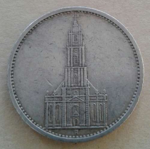 1935 A German silver 5 Reichsmark (Third Reich)