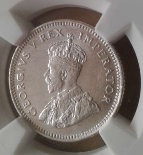 Excellent 1933 union silver sixpence NGC graded MS61 (Mint State)