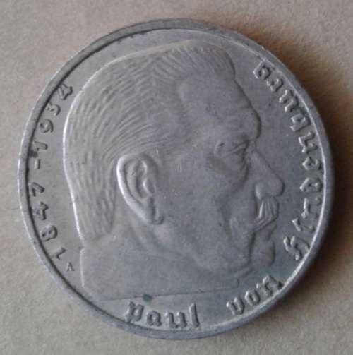 Nice 1937 A German silver 2 Reichsmark (Third Reich)